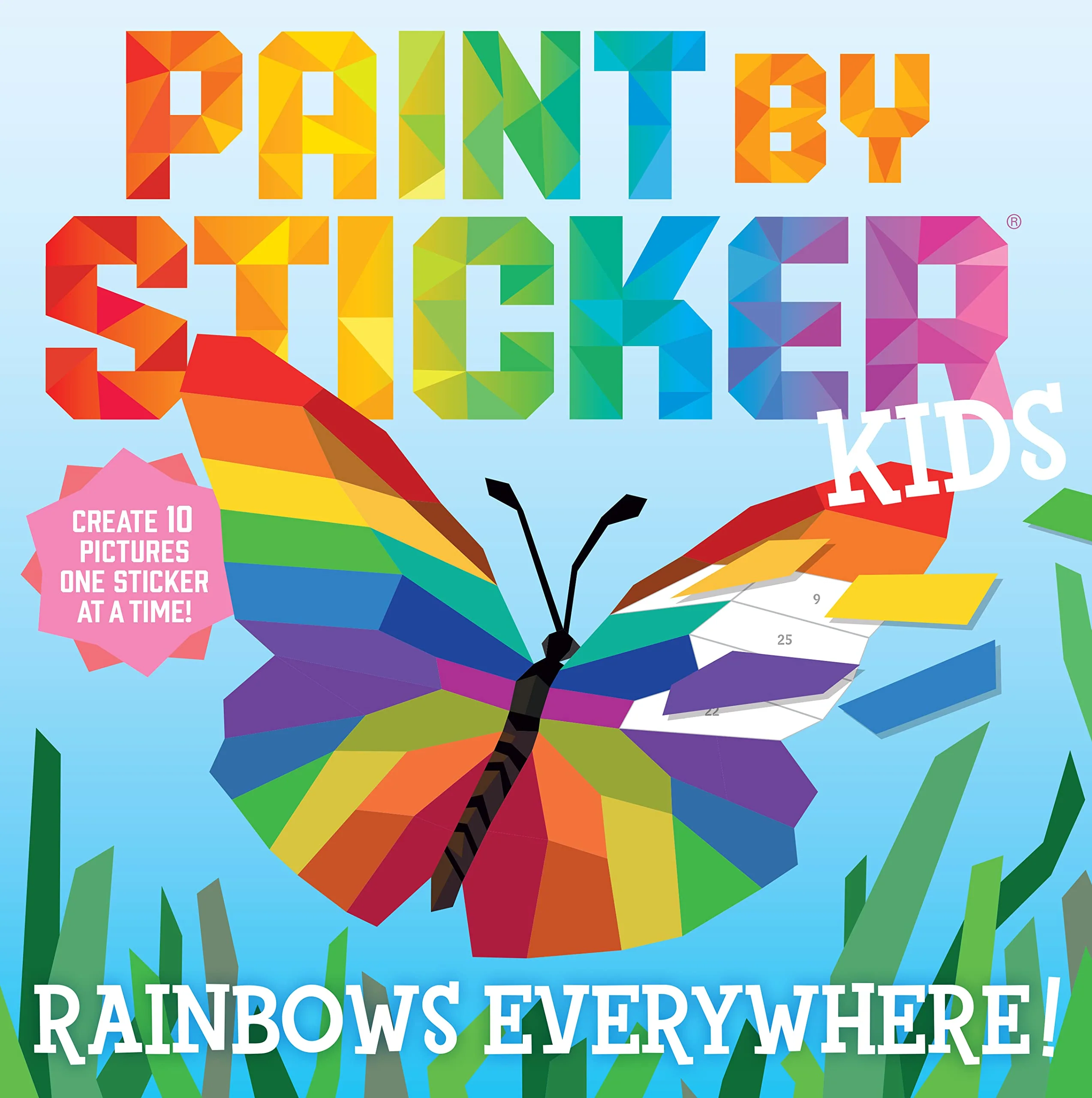 Rainbows Everywhere Paint By Sticker Kids