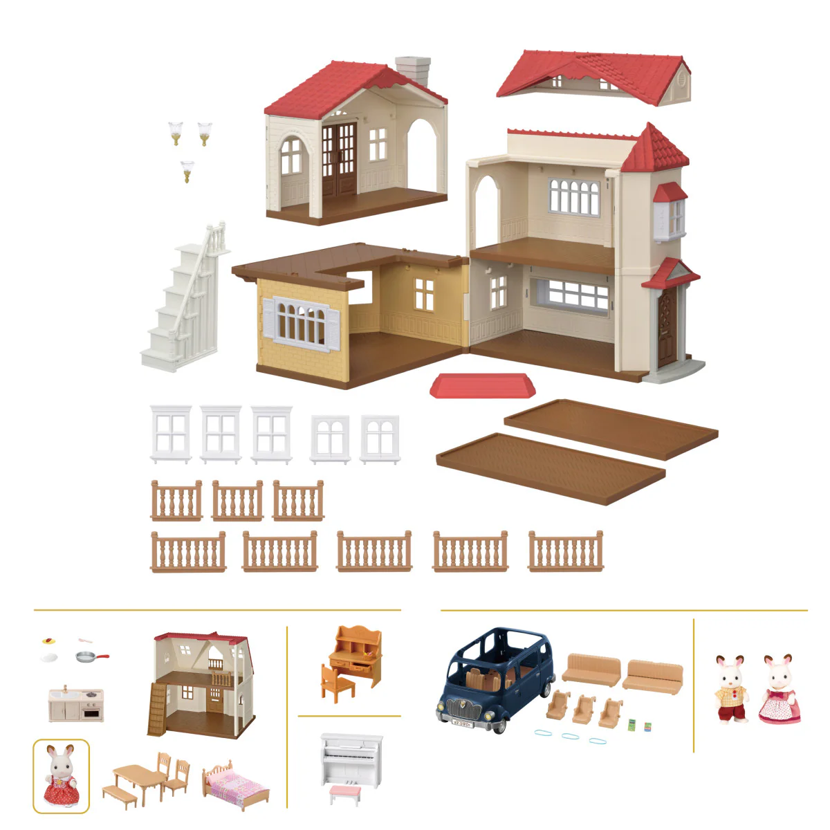 Red Roof Grand Mansion Gift Set - Image 2