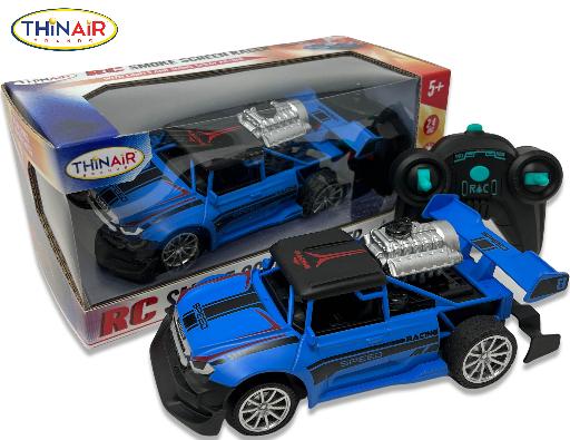 Remote Control Smoke Screen Racer Blue