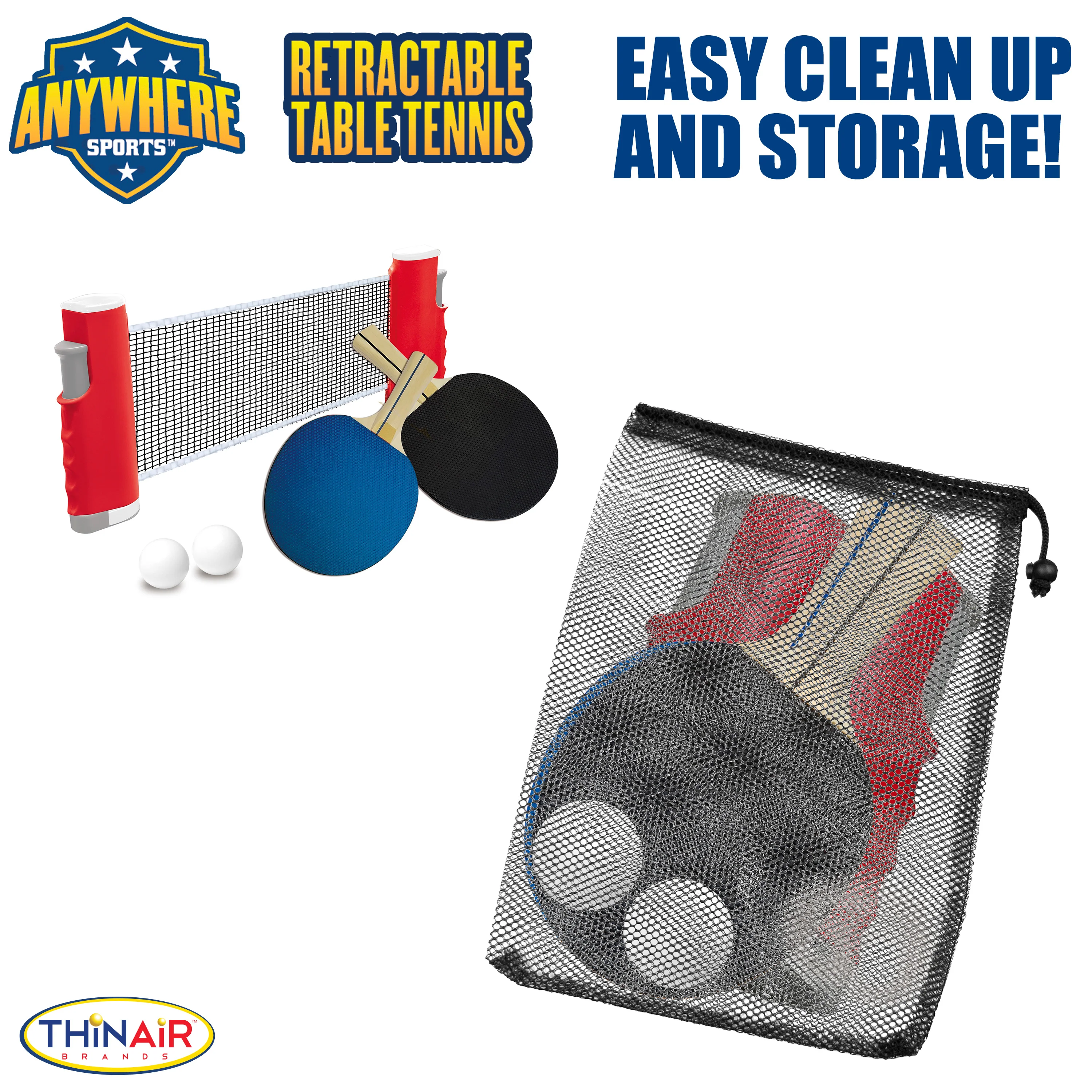 Retractable Table Tennis Set - Image 2