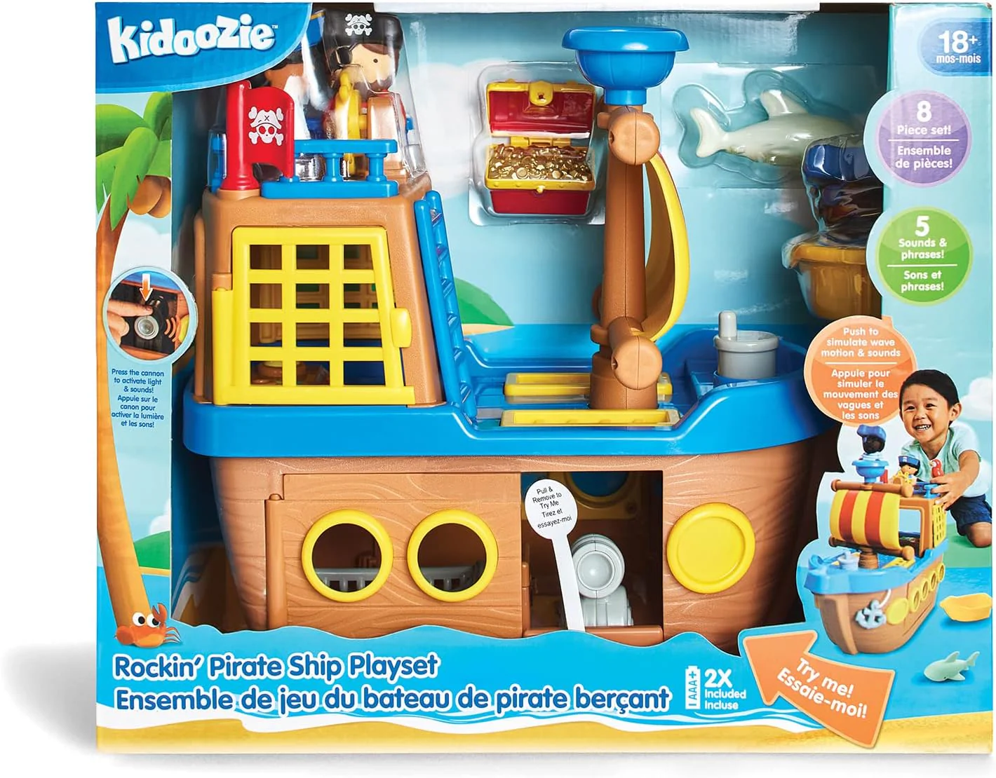 Rockin' Pirate Ship Playset