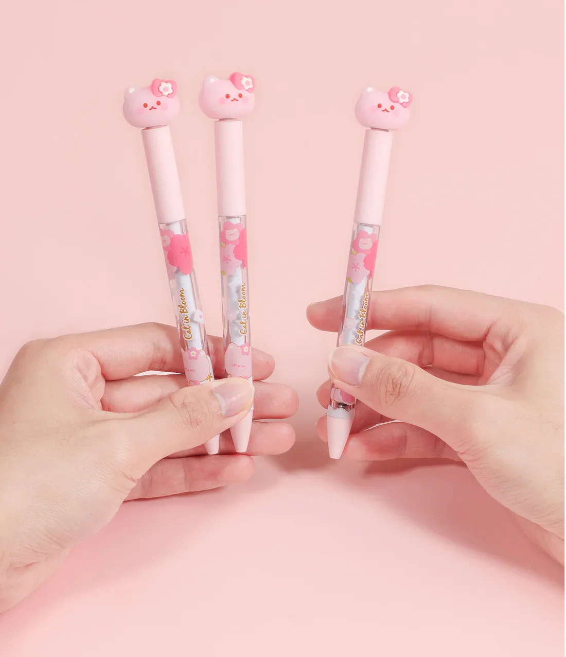 Sakura Cat Spinning Gel Pen