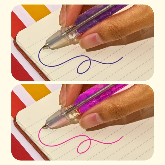 Pink/Purple Scented Lava Pen Set - Image 2