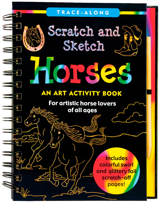 Scratch & Sketch Horses