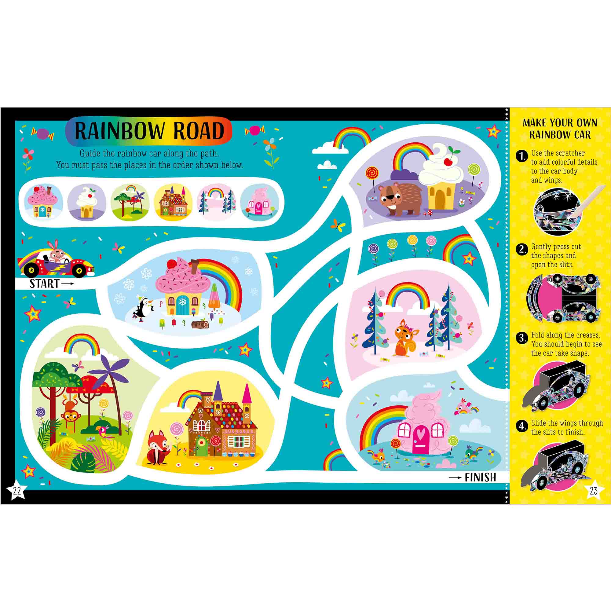 Scratch & Sparkle Rainbows Activity - Image 2