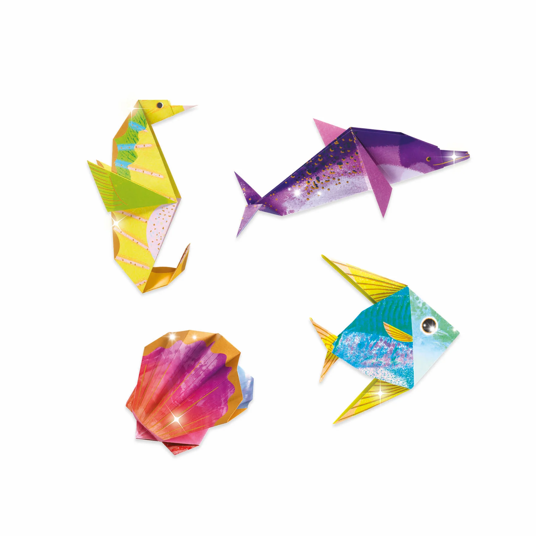 Sea Creatures Origami Paper - Image 3