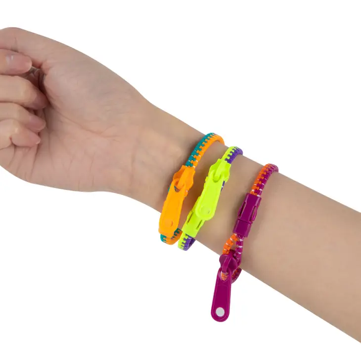 Sensory Zipper Fidget Bracelets - Image 3