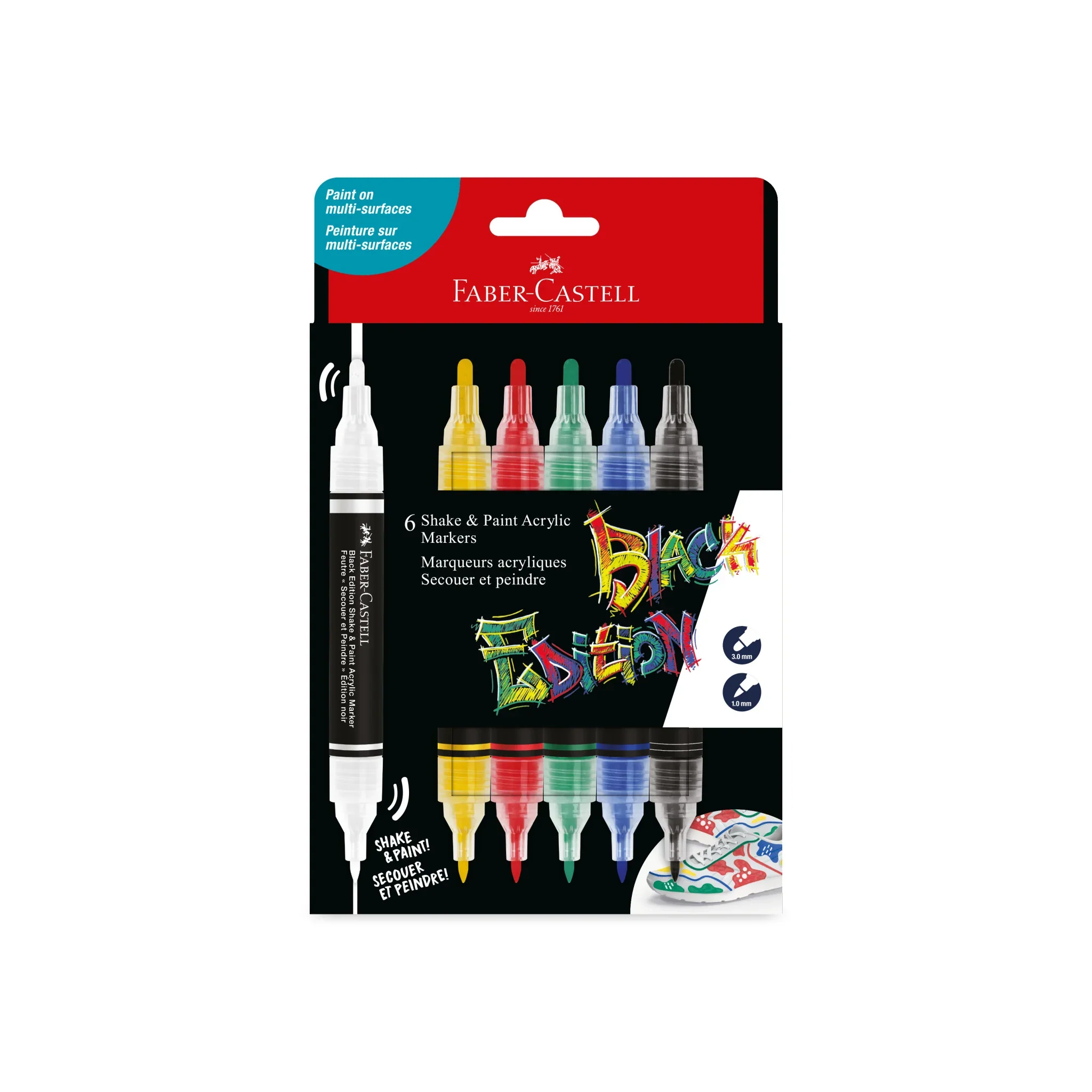 Shake & Paint Markers 6 Count Classic Colors