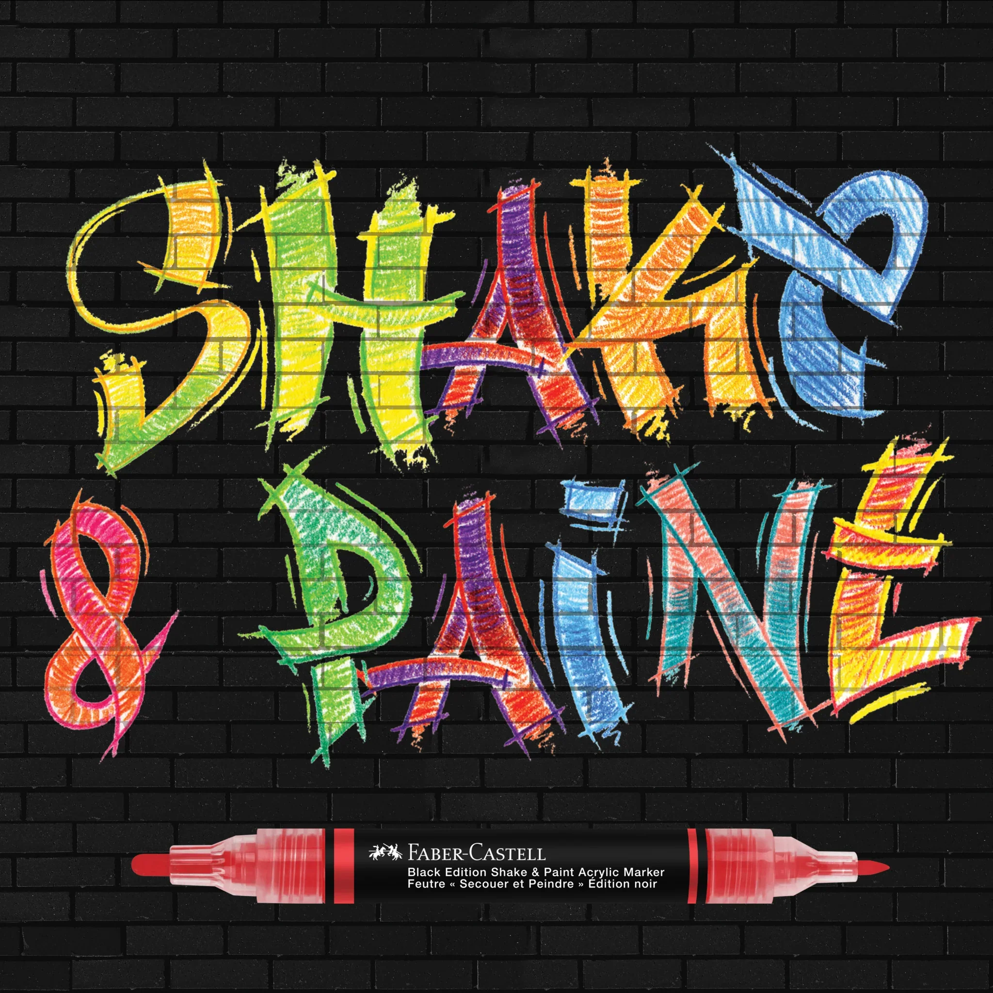 Shake & Paint Markers 6 Count Classic Colors - Image 3