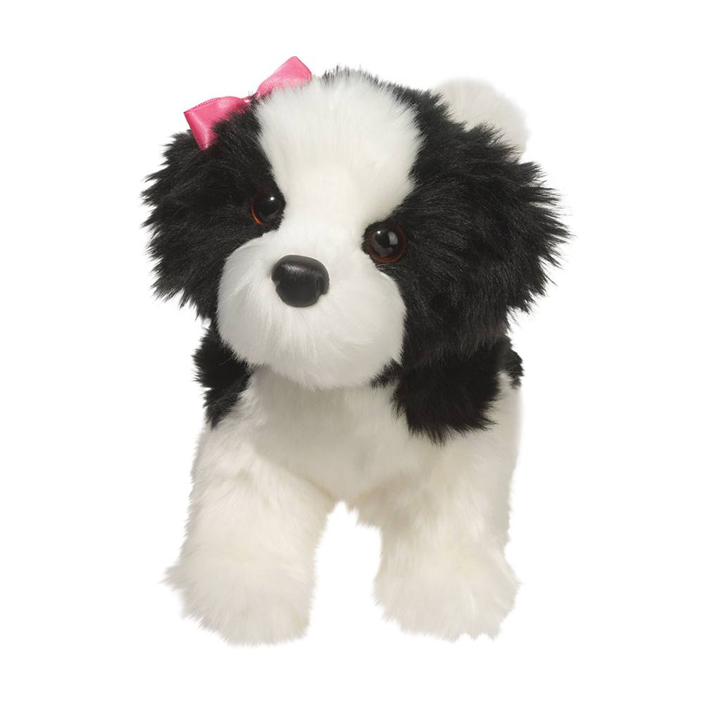 Shih Tzu Poofy Black & White