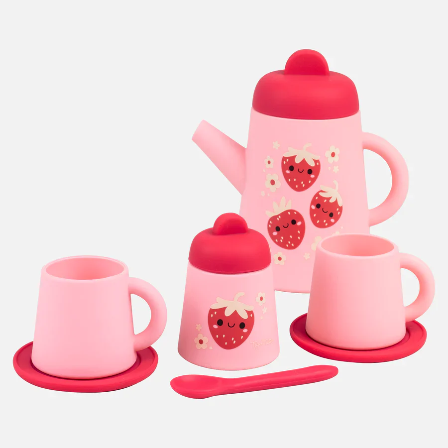 Silicone Tea Set Strawberry Patch - Image 2
