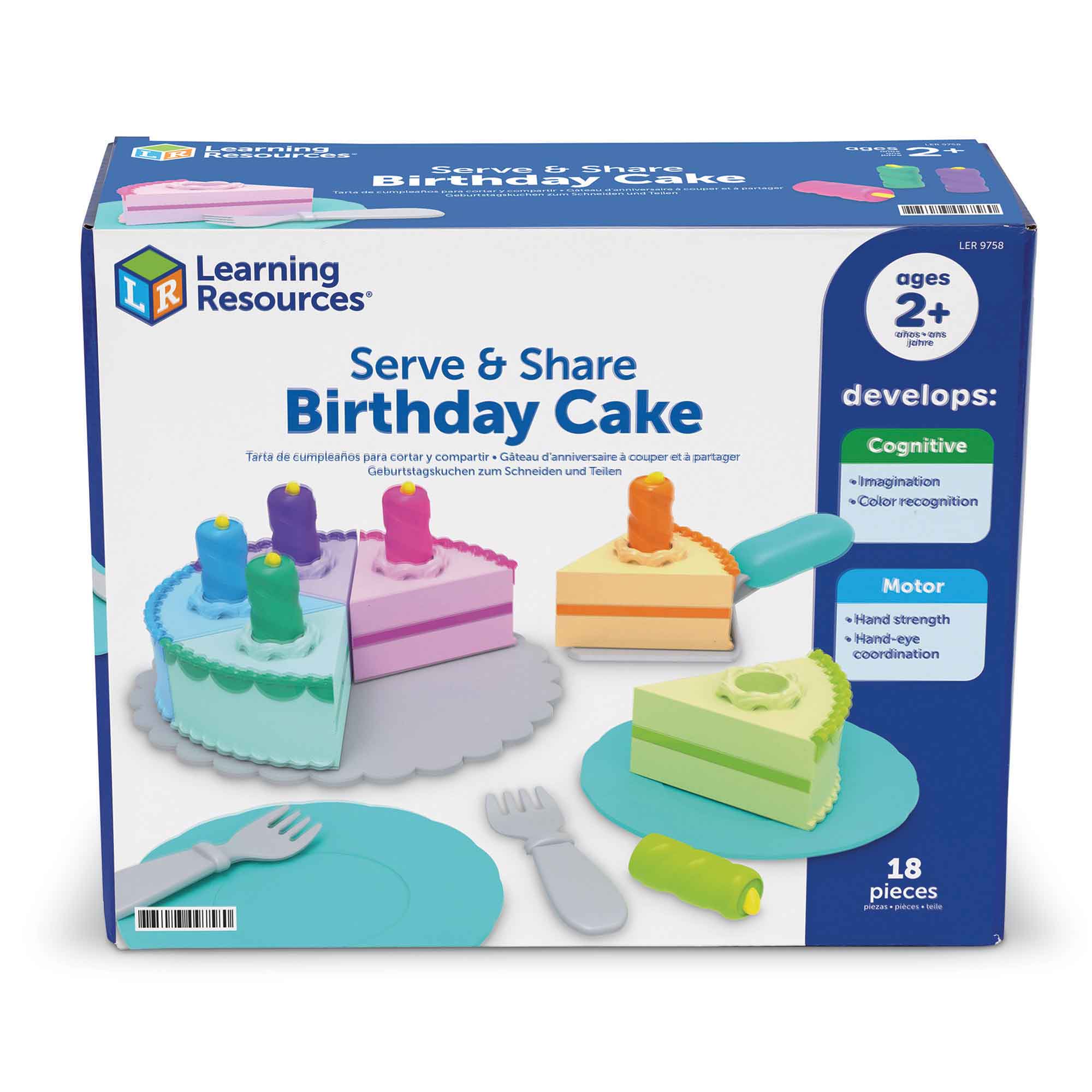 Serve & Share Birthday Cake