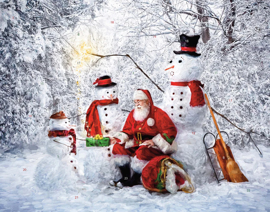 Snowy Friends Advent Calendar