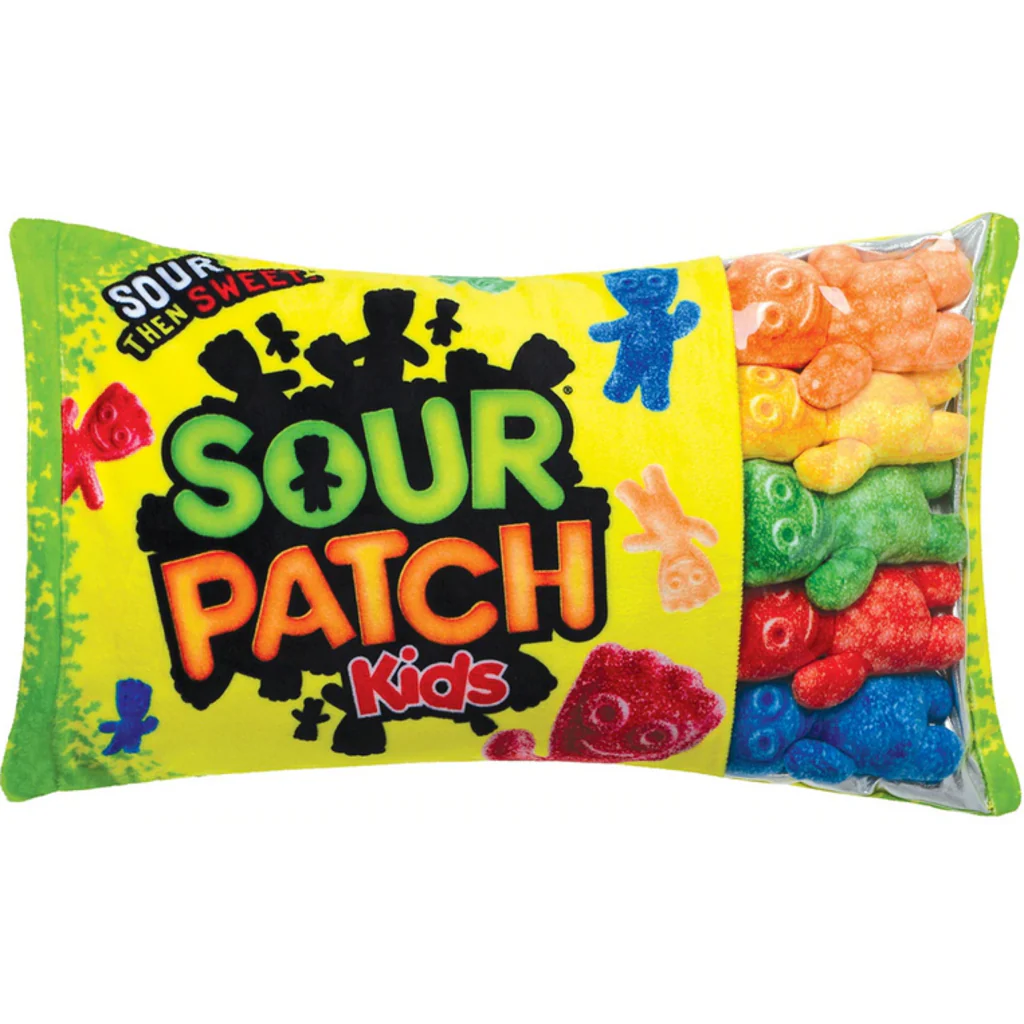 Sour Patch Kids Fleece Plush Pillow