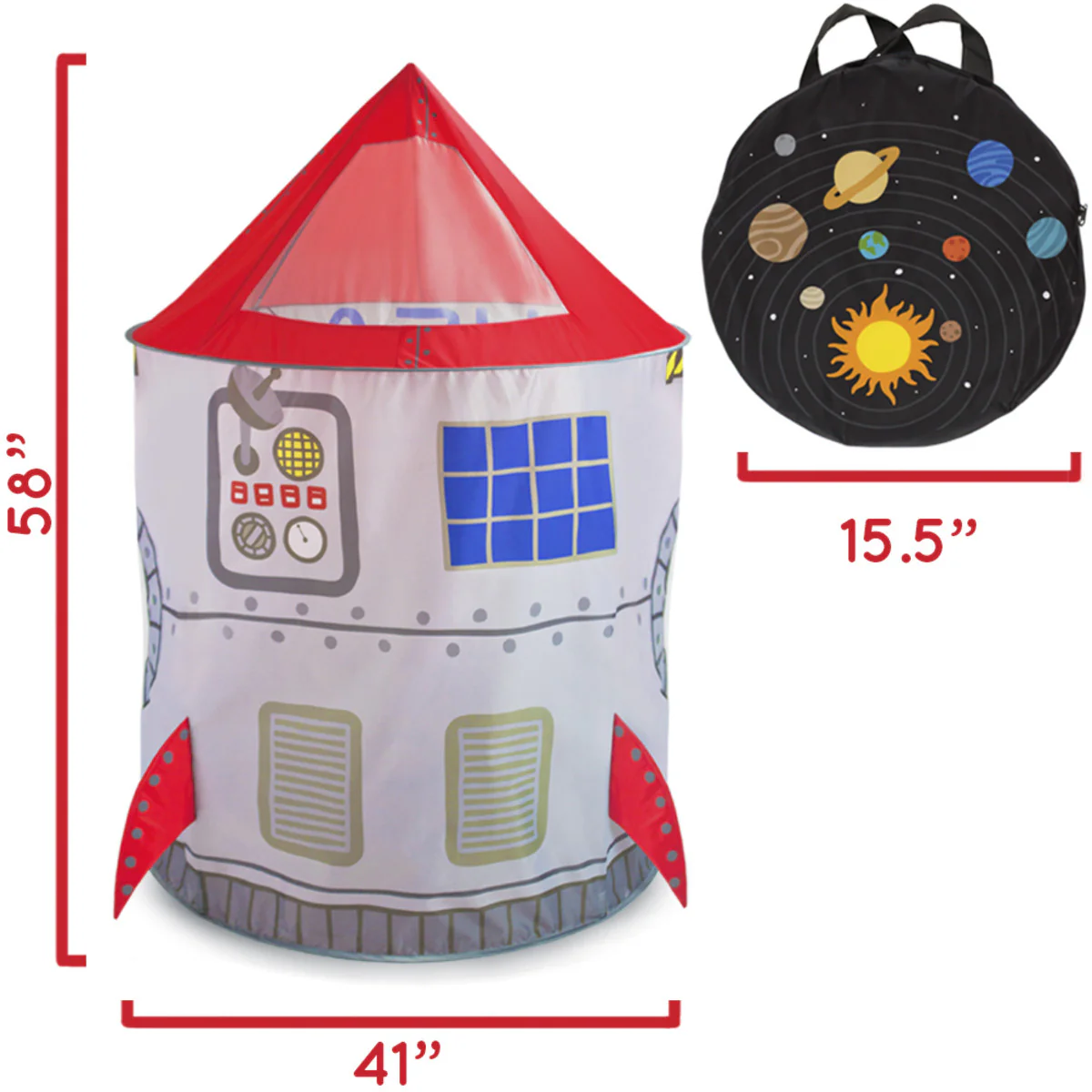 Space Adventure Roarin Rocket Tent - Image 4