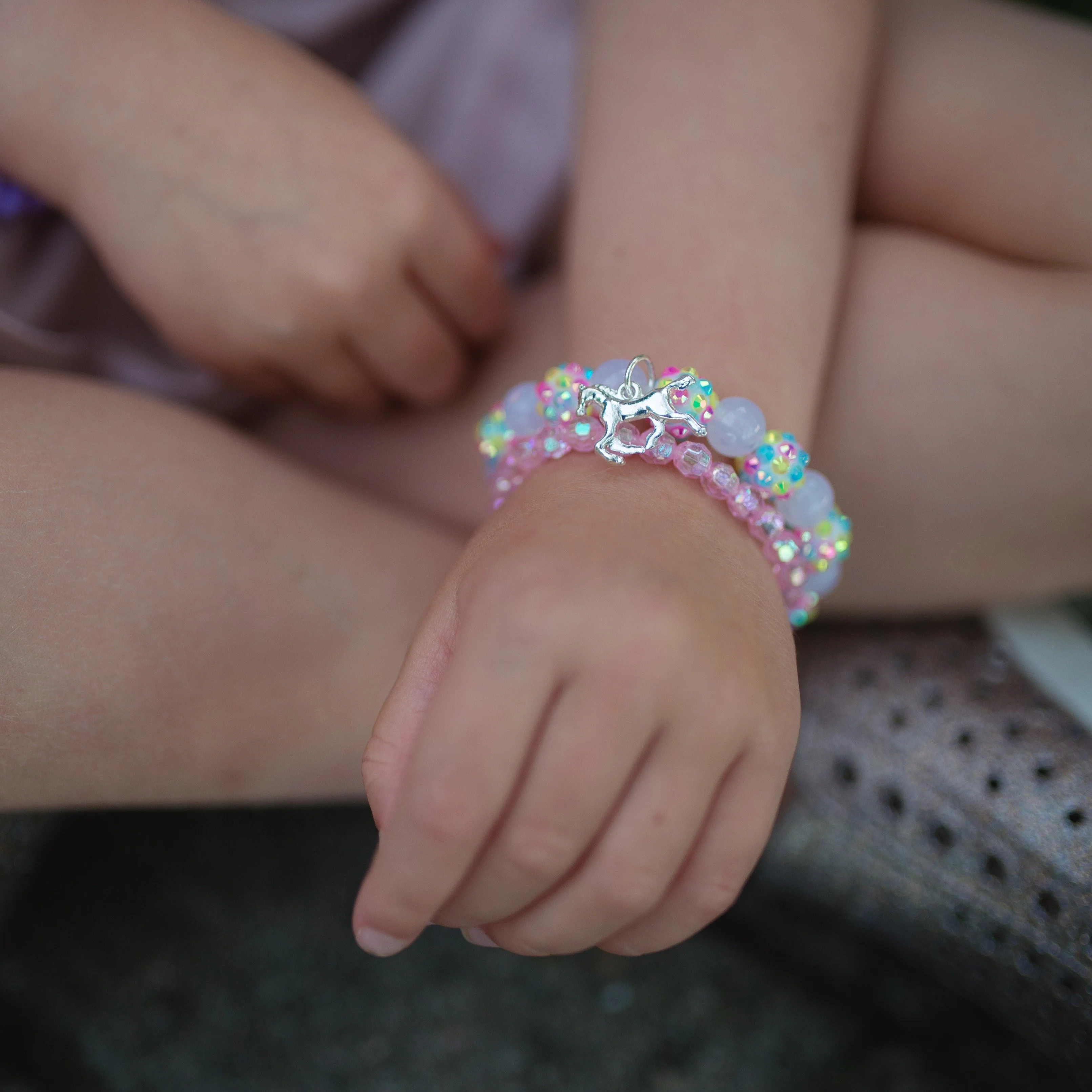 Sparkly Pony 2 Piece Bracelet Set - Image 2