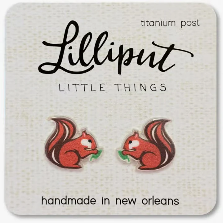 Squirrel Earrings