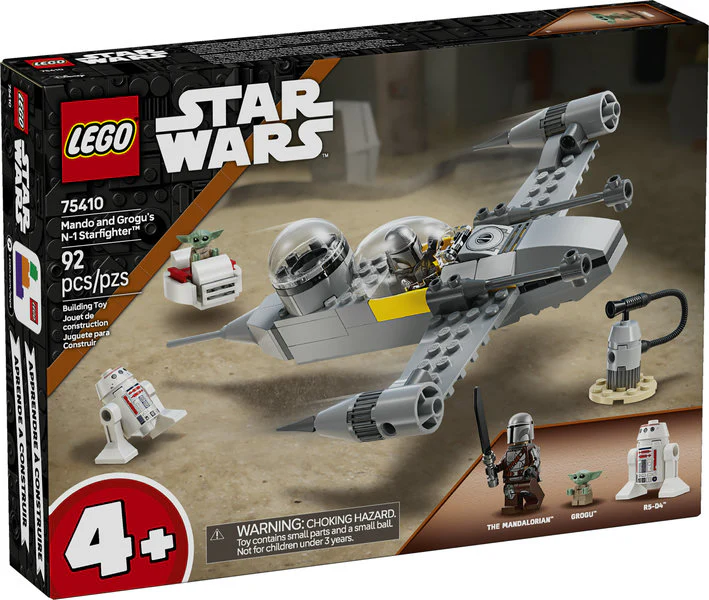 Star Wars Mando And Grogu's N-1 Starfighter