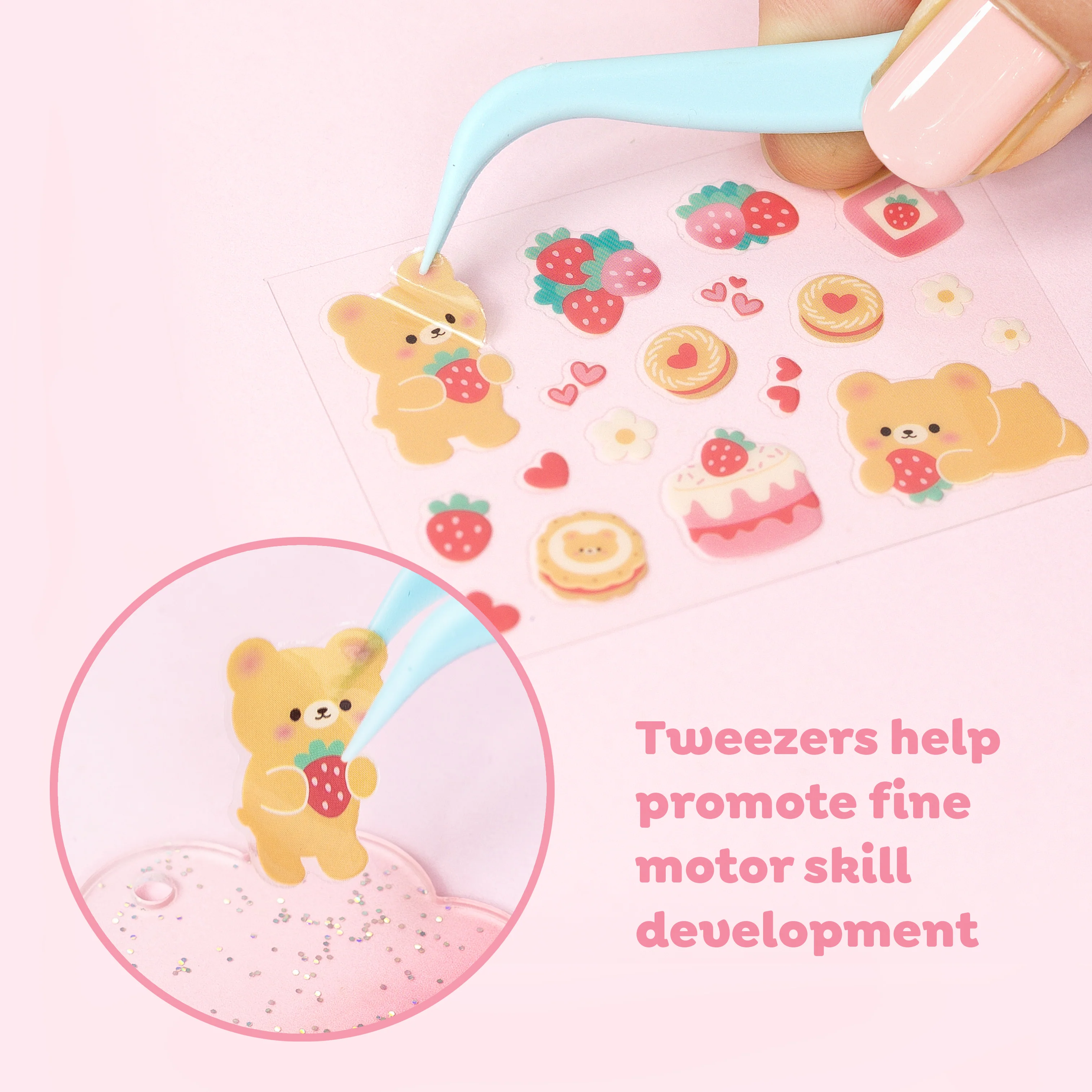 Sticker Craft Kit Kawaii Bag Charms - Image 3