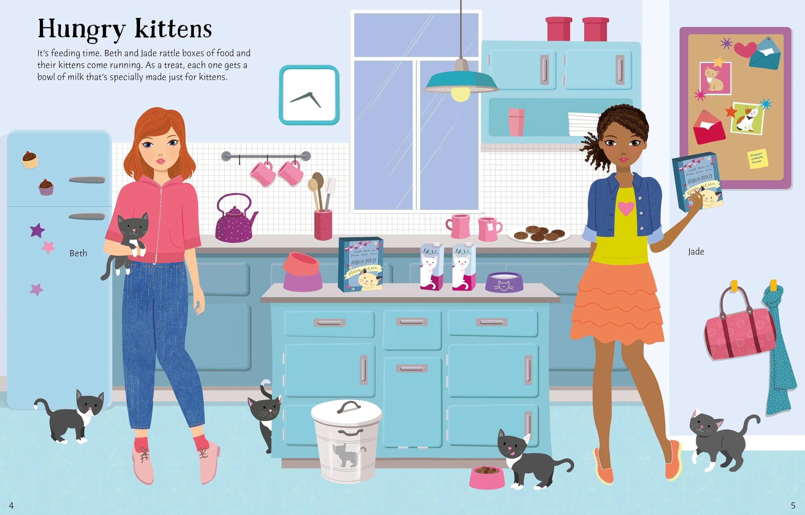 Sticker Dolly Dressing Cats & Kittens Book - Image 3