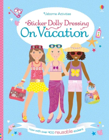 Sticker Dolly Dressing On Vacation