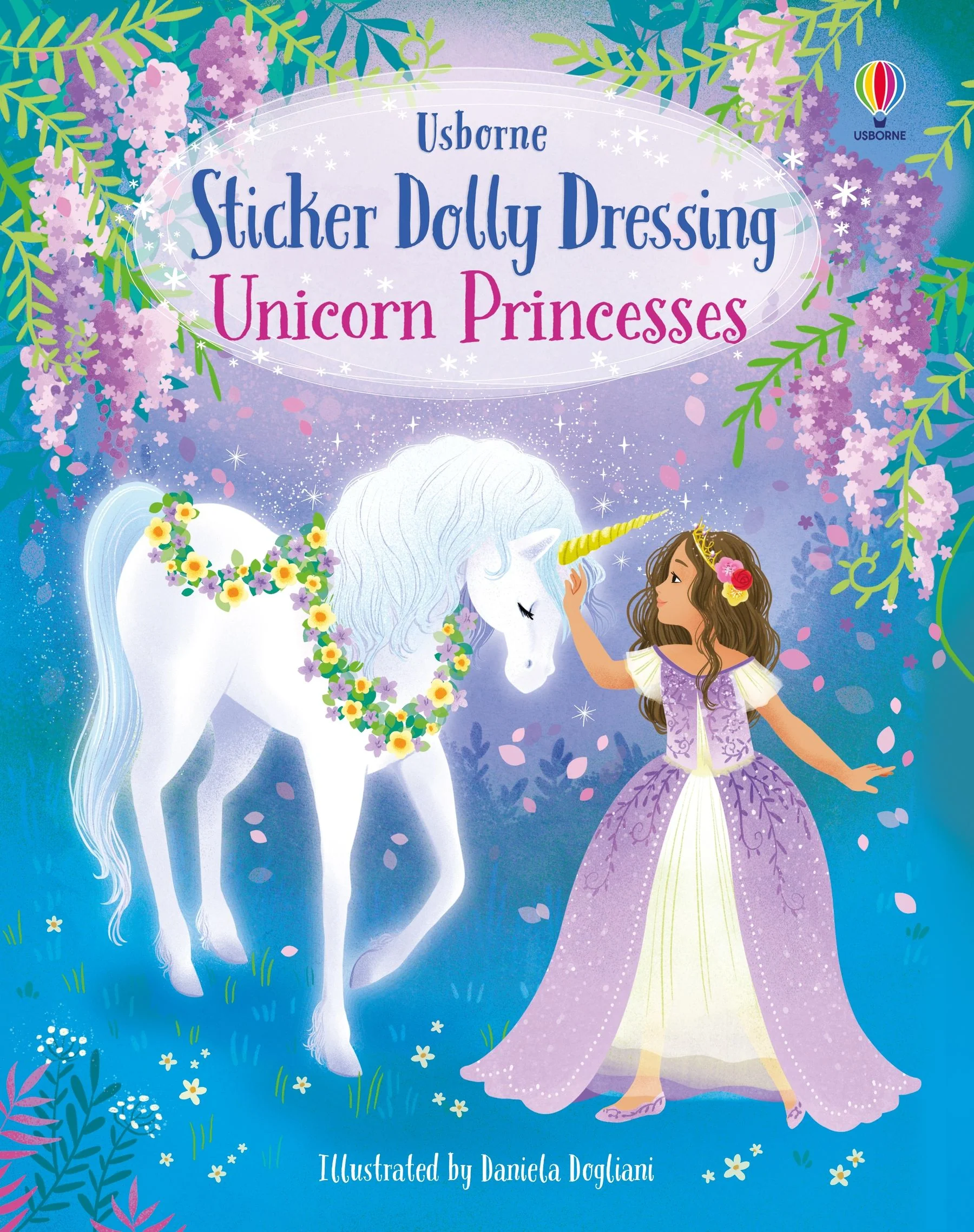Sticker Dolly Dressing Unicorn Princesses Book