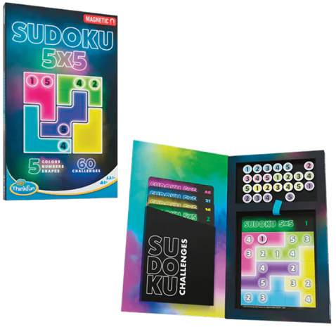 Sudoku 5x5 Magnetic Travel Puzzle