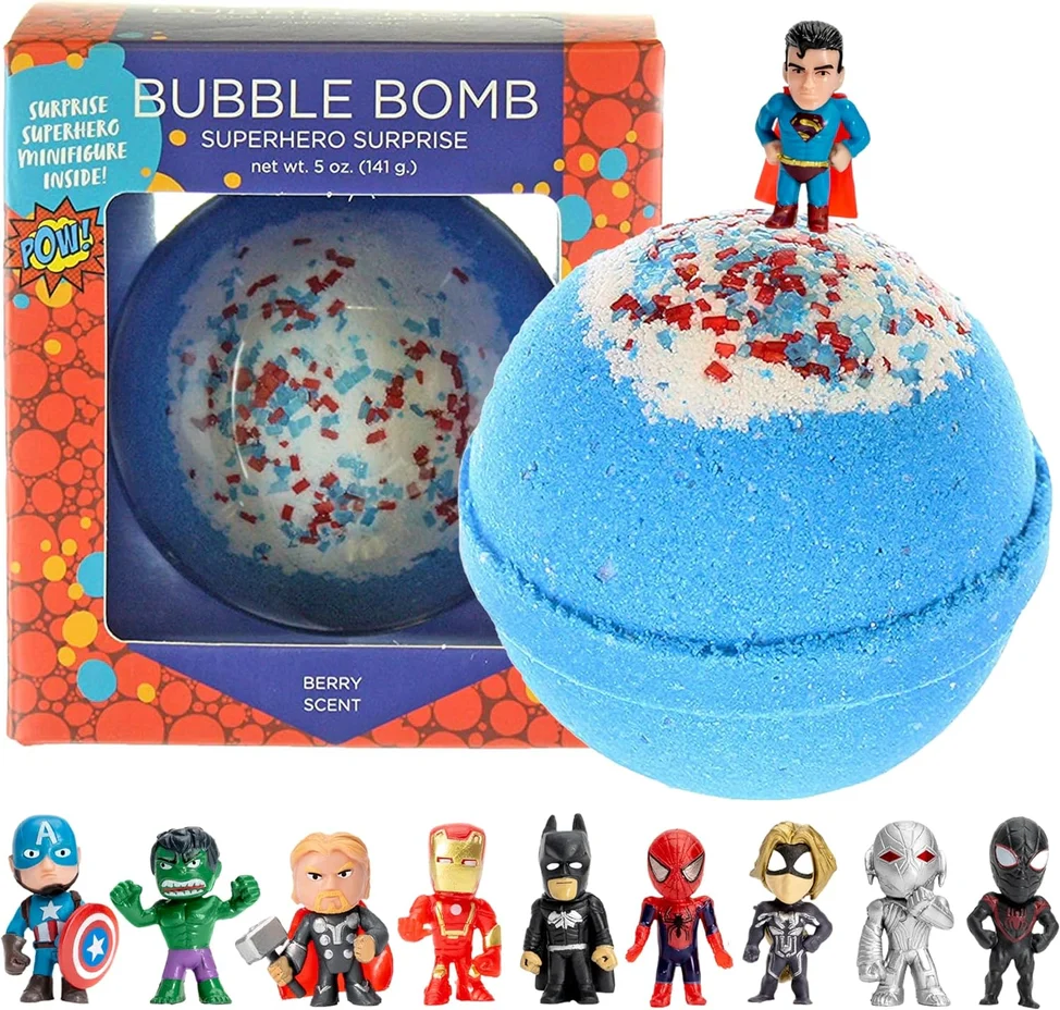 Superhero Surprise Bubble Bath Bomb Boxed