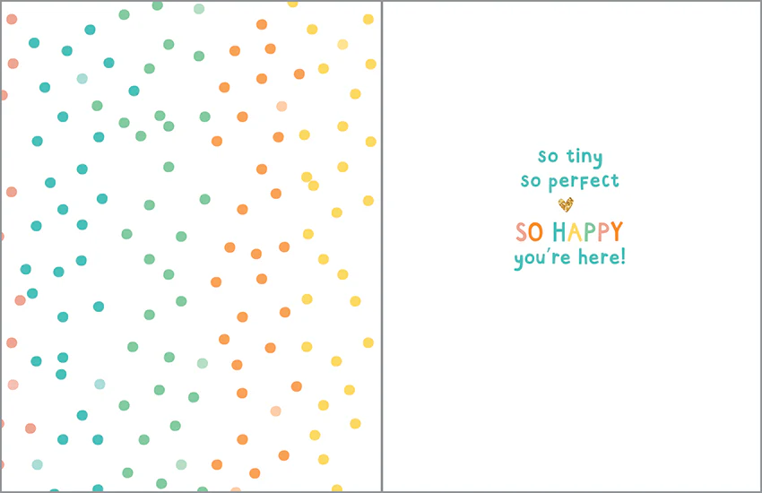 Sweet Baby Dots Card - Image 2
