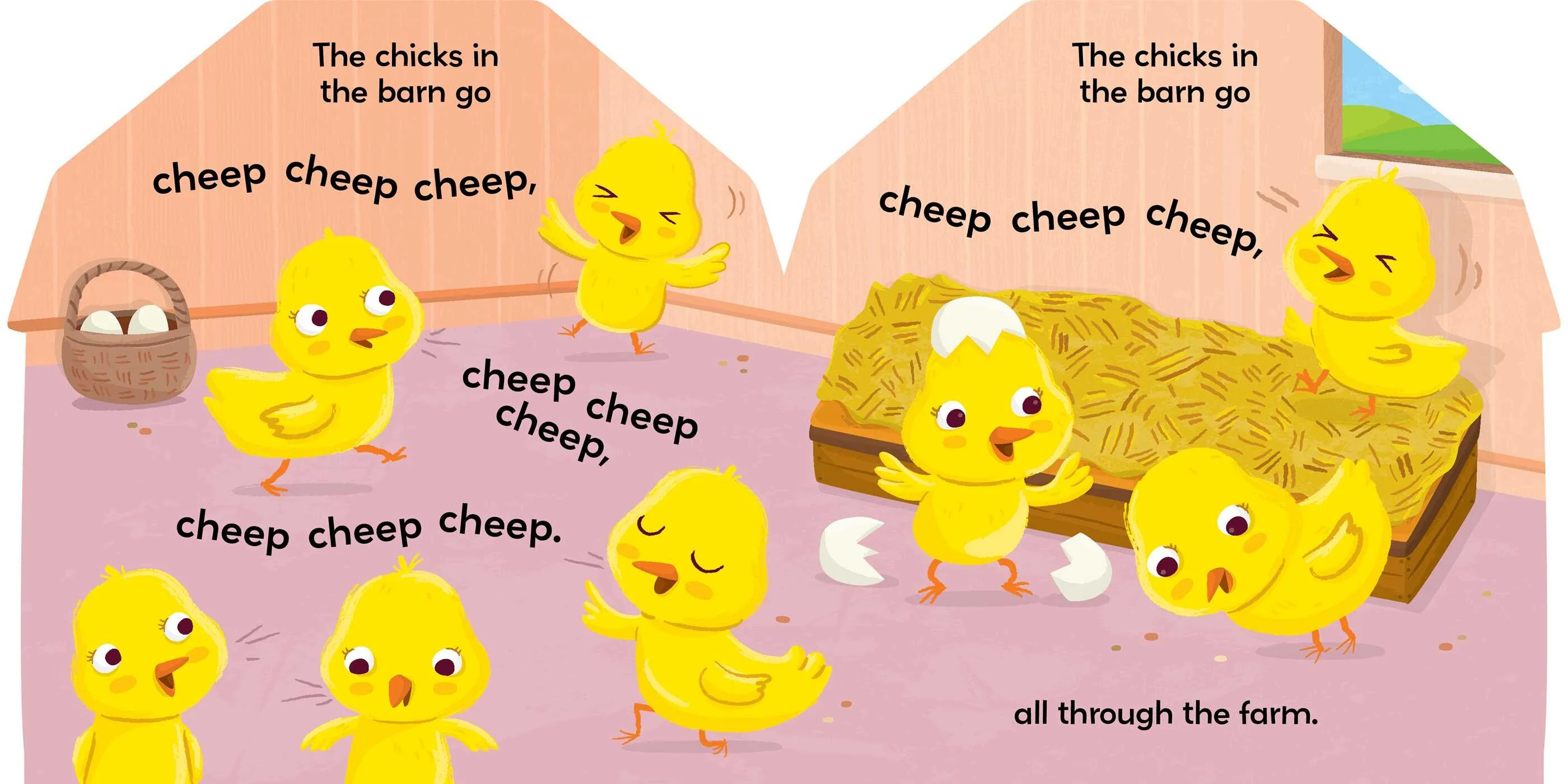 The Chicks In The Barn Board Book - Image 2