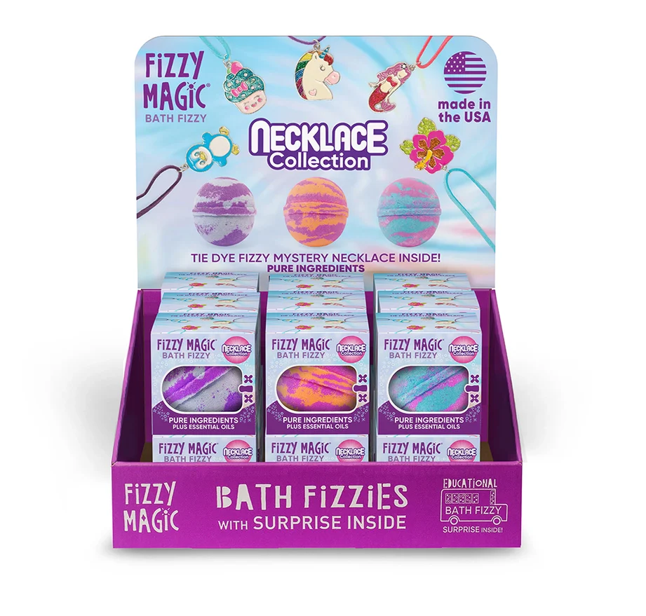 Tie Dye Mystery Necklace Bath Bomb - Image 4
