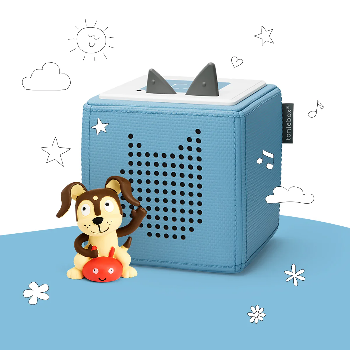 Toniebox Light Blue Starter Set With Playtime Songs