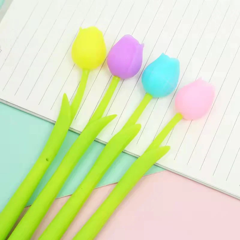 Tulip Flower Wiggle Gel Pen
