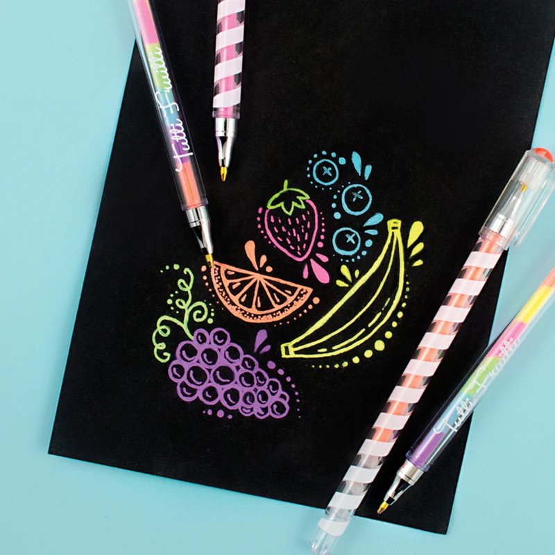 Tutti Fruitti Gel Pens Set Of 6 - Image 4