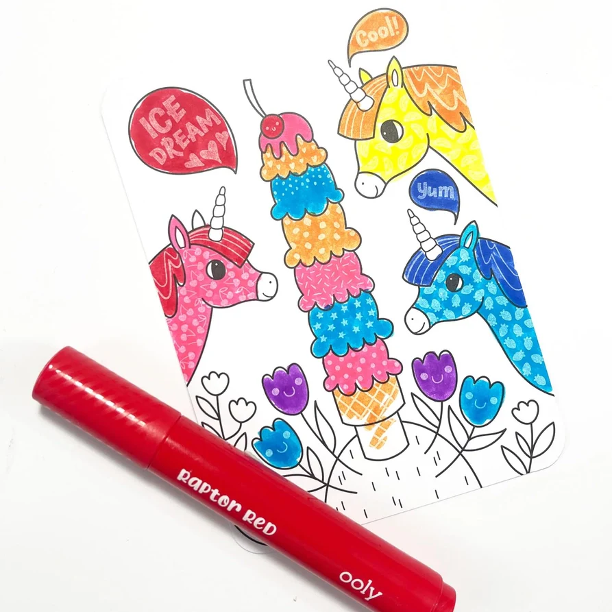 Unicorn Friends Undercover Art Hidden Paters Coloring Activity - Image 2