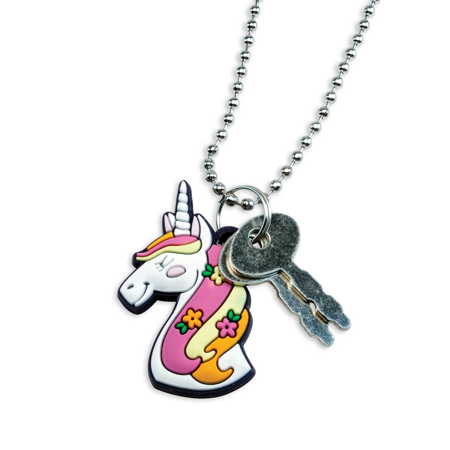 Unicorn Lock & Key Diary With Key-Keeper Necklace - Image 2