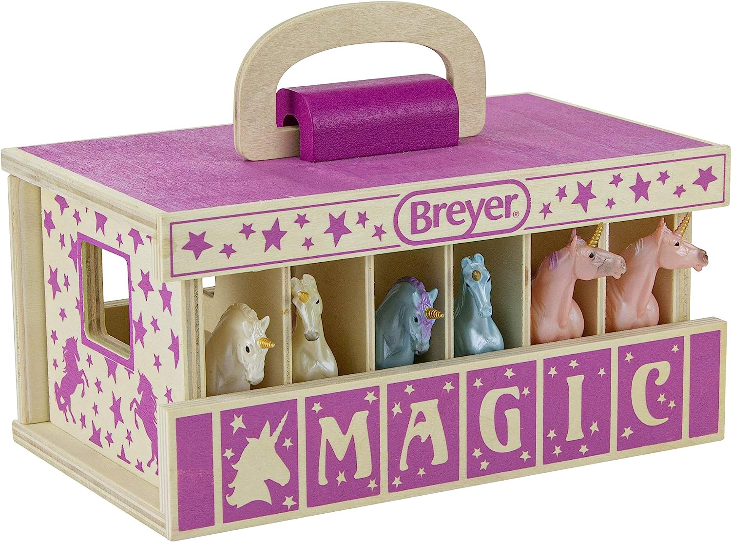 Unicorn Magic Wooden Stable Playset