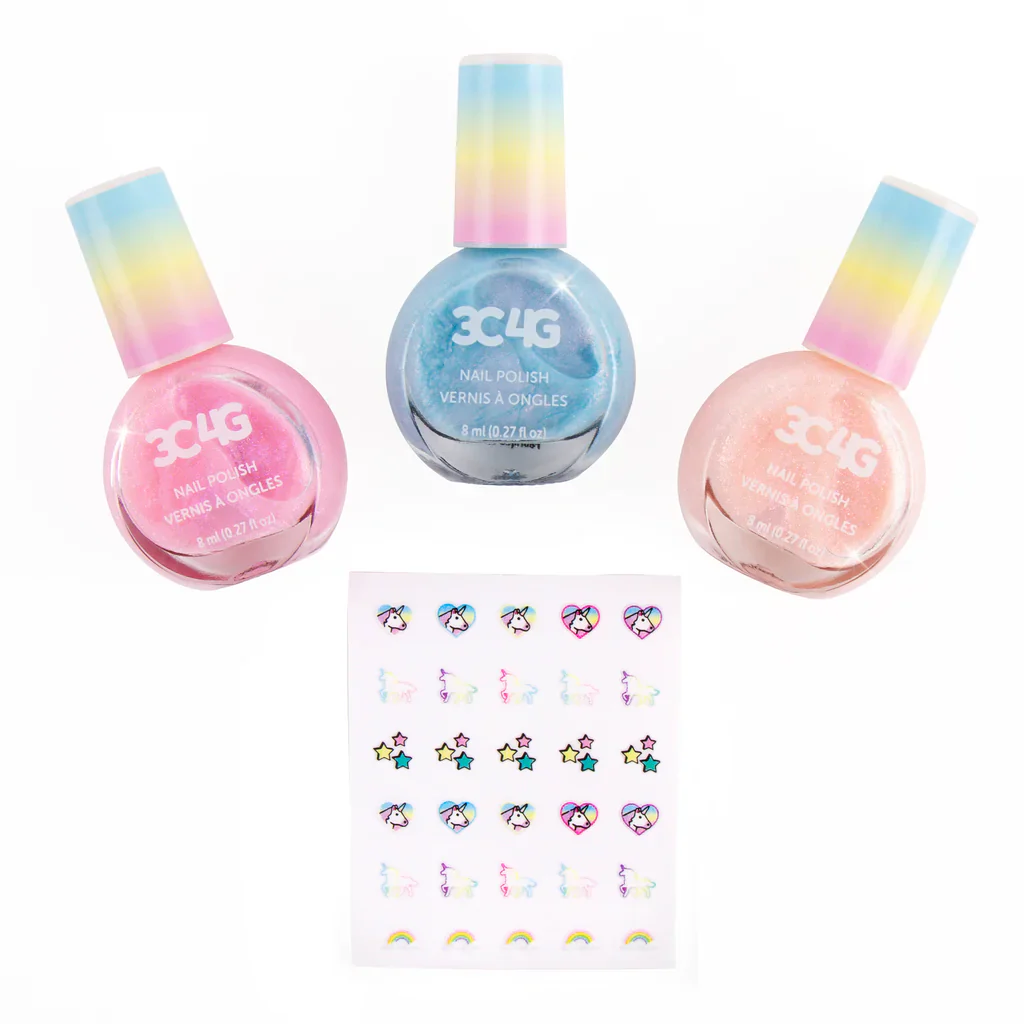 Unicorn Shimmer Nail Polish Trio - Image 2