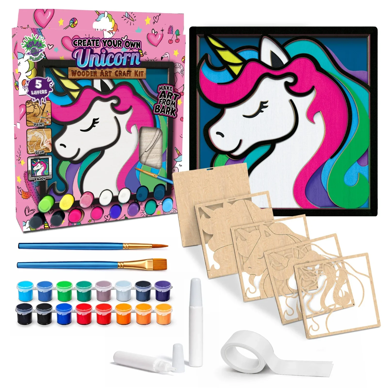 Unicorn Wooden Art - Image 2
