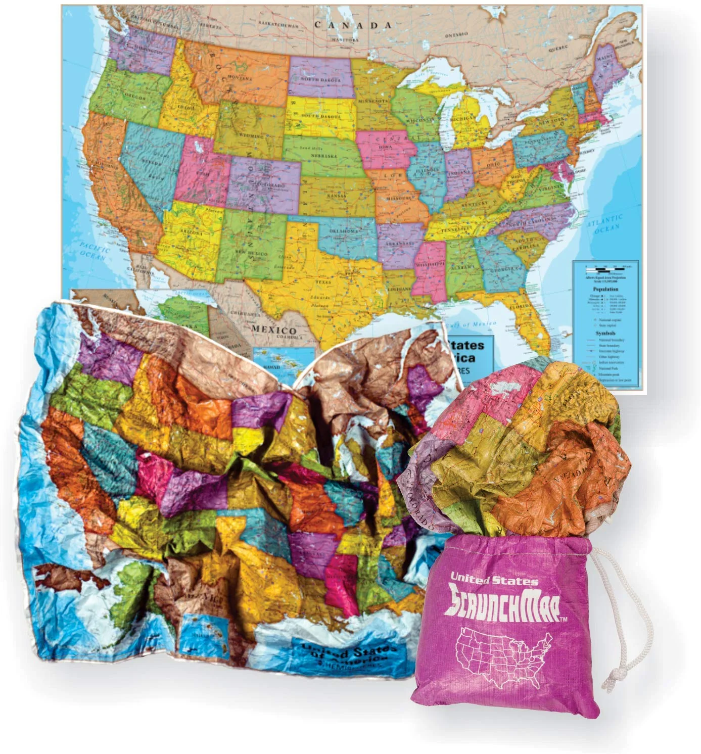 United States Scrunch Map - Image 2