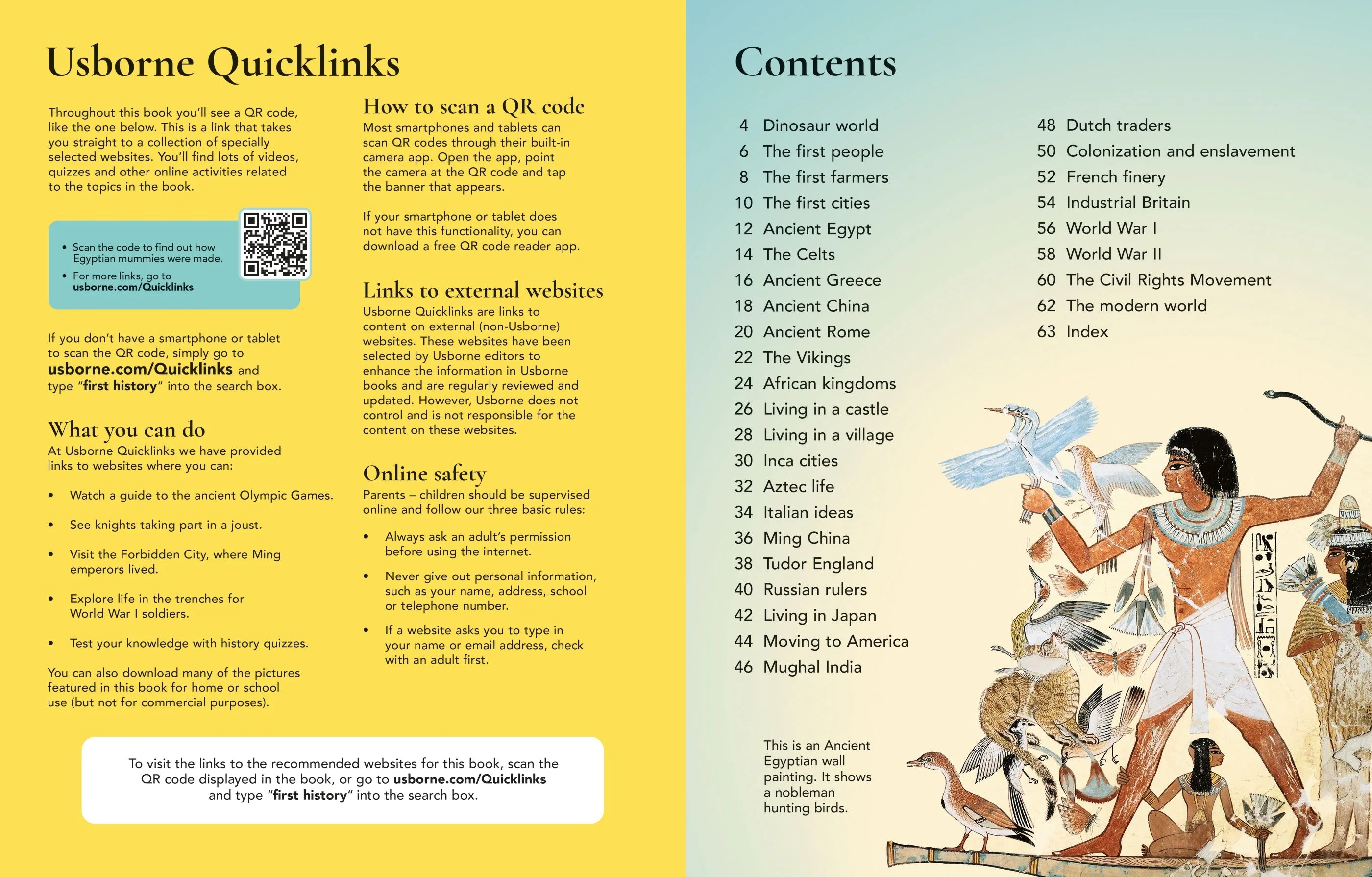Usborne First Encyclopedia History Book - Image 2