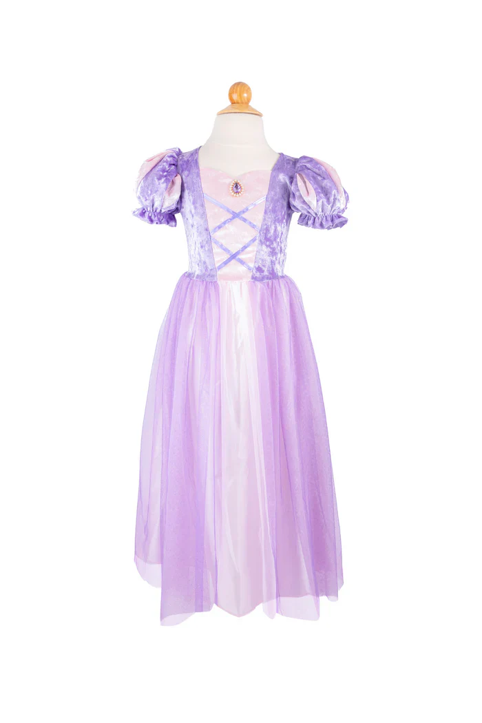 Velvety Soft One Upon A Tower Princess Dress Size 3-4