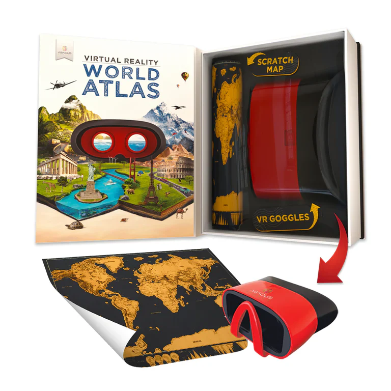 Vitual Reality World Atlas Gift Set - Image 2