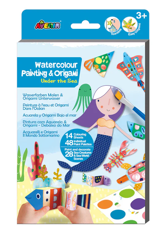 Watercolor Painting & Origami - Image 2