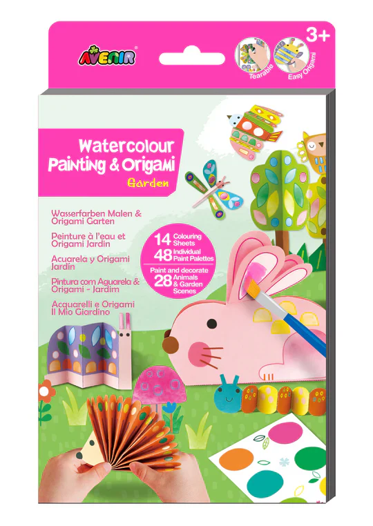 Watercolor Painting & Origami - Image 3