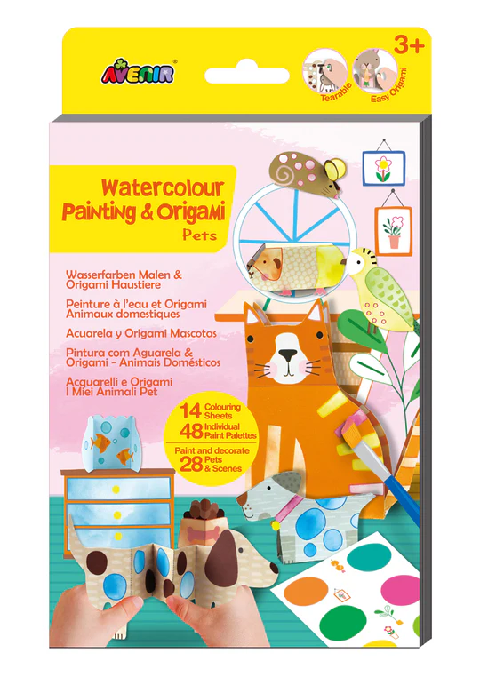 Watercolor Painting & Origami - Image 4