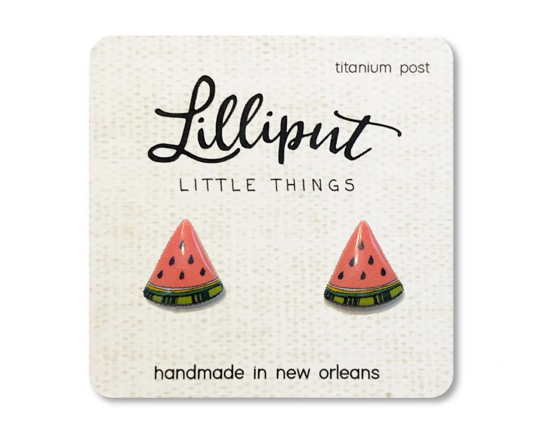 Watermelon Fruit Earrings