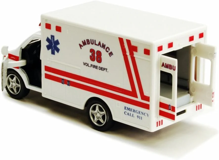 White Rescue Team Ambulance - Image 2