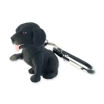 Wildlight Animal Black Labrador Dog Carabiner Flashlight