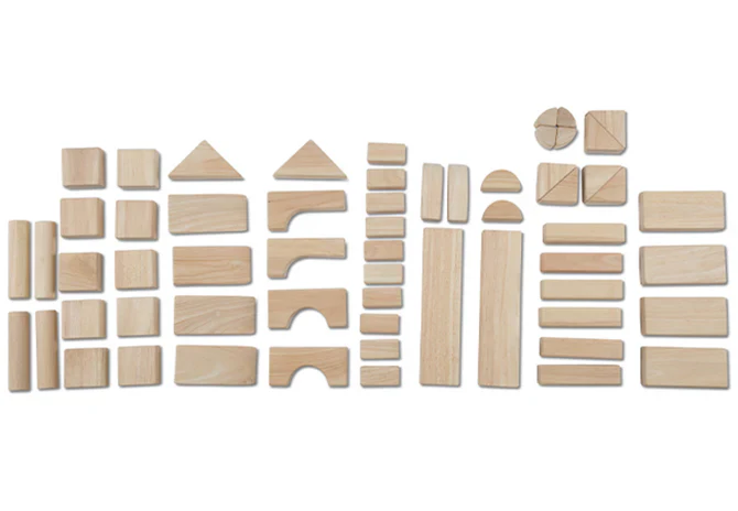 60 pc Wood Blocks - Image 3